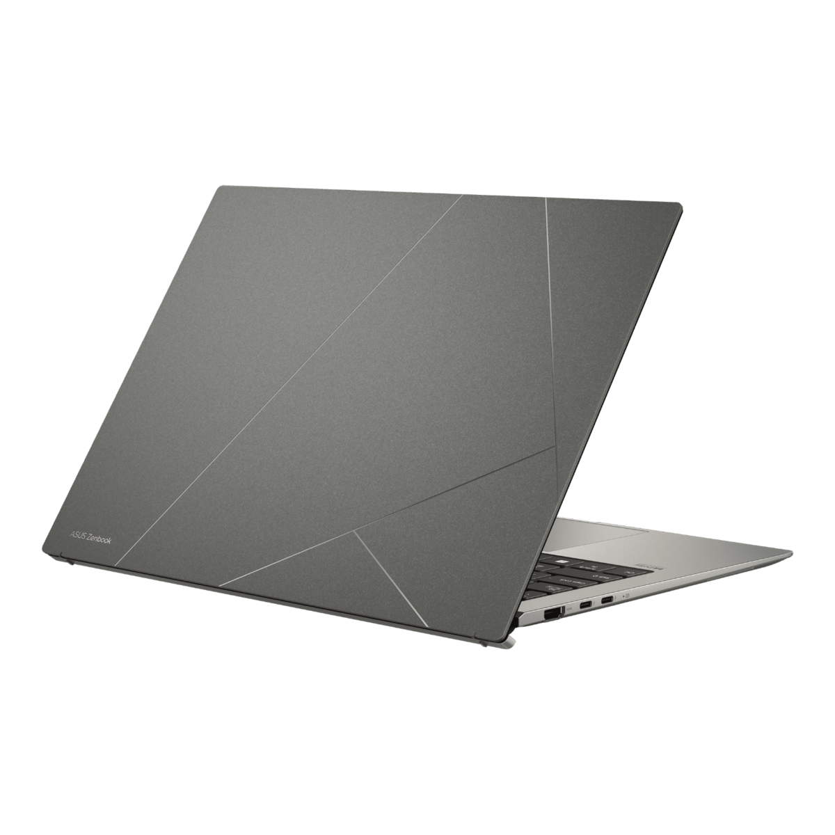 The chassis of the new Zenbook S 13 OLED series is made of aluminium alloy, with clean lines and a svelte silhouette that turns heads. The new lid design features the ASUS monogram with refreshing new colours and materials across the series. The ASUS Zenbook S 13 OLED series is available in two colour schemes: Basalt Gray