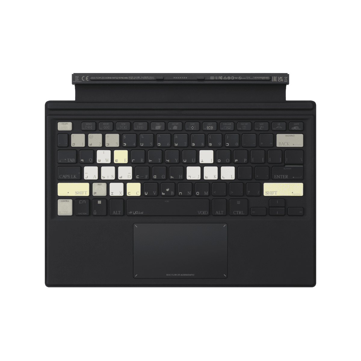 ROG-Flow-Z13-GZ301VIC Dimension of keyboard: 30.2 x 22.8 x 5.75 cm Weight of keyboard: 0.39 Kg