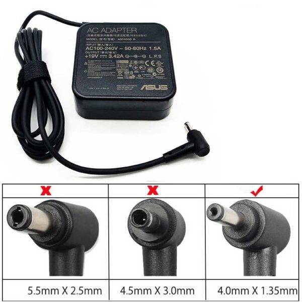 sus 65W AC Adapter Output: 19V DC-3.42A 4PHI