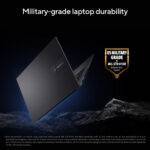 ASUS Vivobook 14 OLED M1405YA-KM741WS / M1405YA-KM541WS Tested to US MIL-STD-810H military-grade for reliability and durability.