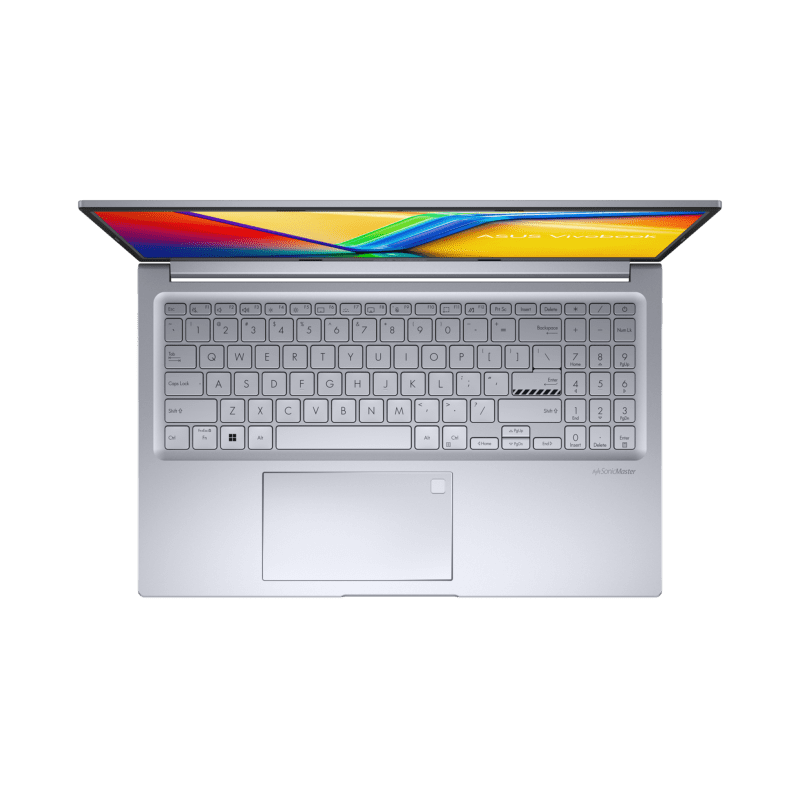 ASUS Vivobook 15X OLED K3504VA ErgoSense keyboard, comfortable typing experience The ASUS ErgoSense keyboard has an incredibly satisfying feel, with the optimum key bounce and travel, calculated with fine-tuned precision.