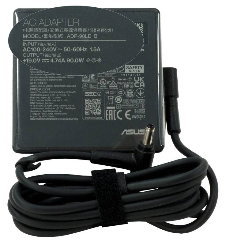 Model Asus Adapter 90W 19V-4.74A 4.5PHI Part Name ADP-90YD / A19-090P2A / ADP-90LE