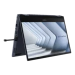 ASUS ExpertBook B5 B5402FVA 360° hinge With a 360°-flippable hinge, ExpertBook B5 Flip can be used in a multitude of ways, including both tent and tablet modes, making it easier for instant collaboration, content-sharing and presentations.