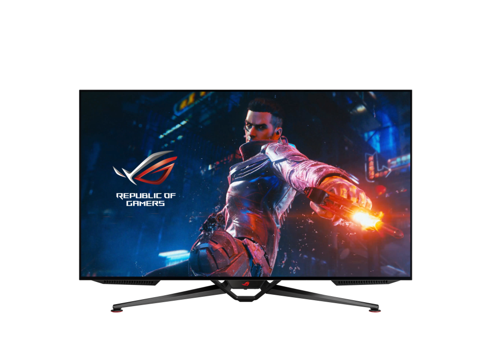 Asus ROG Swift OLED PG42UQ 41.5inch Monitors Trace Free Technology : Yes Color Accuracy : △E< 2 GamePlus : Yes Low Blue Light : Yes (Hardware Solution) HDCP Support : Yes, 2.3 Game Visual : Yes VRR Technology : Yes (Adaptive-Sync) HDR Mode : Yes Shadow Boost : Yes PIP (PBP) Technology : Yes